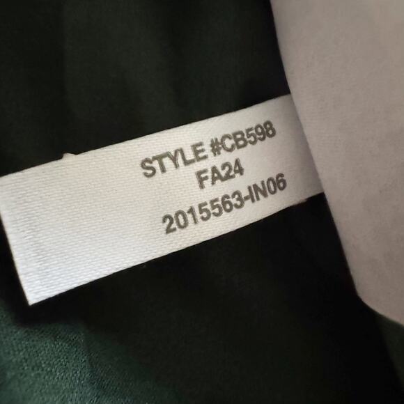 Crewcuts J. Crew Plaid Dress Girls 8 Blue Green Shimmer Holiday Christmas NWT - Picture 9 of 16